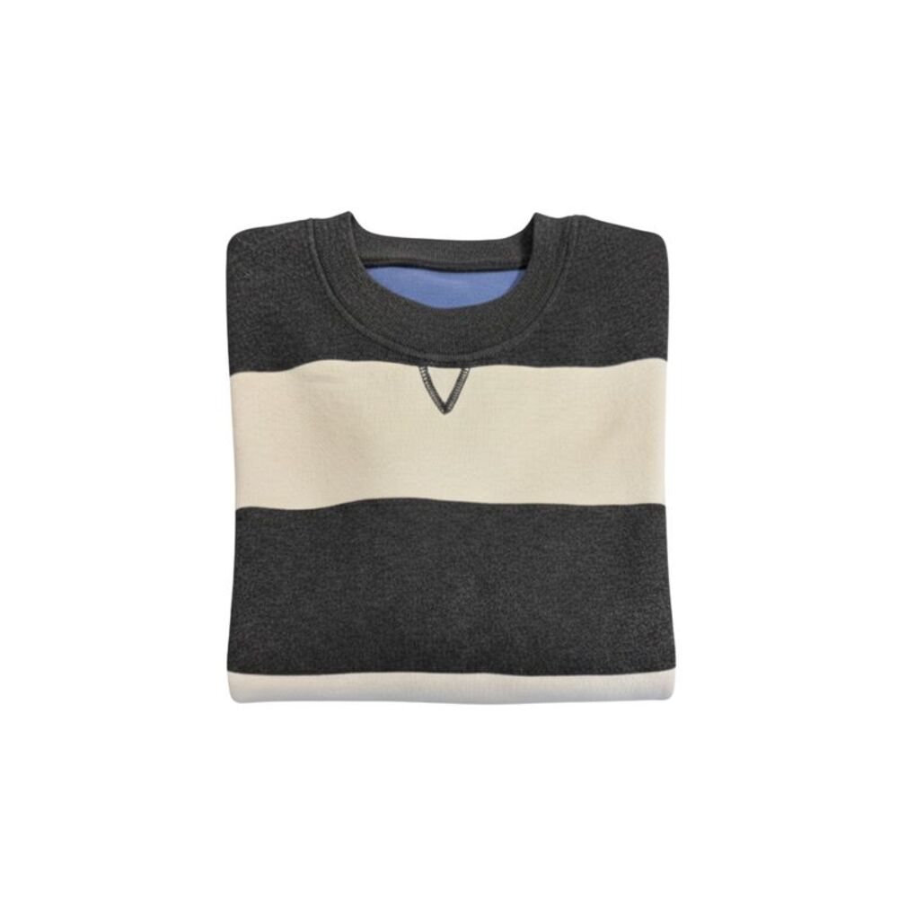 Manrico Cashmere Striped Crewneck Sweater